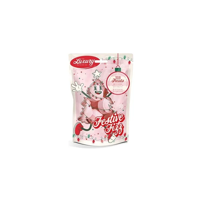 Grace Cole Gift Set Of Effervescent Bath Tablets Christmas Candy Cocoa Vanilla 10 Pieces