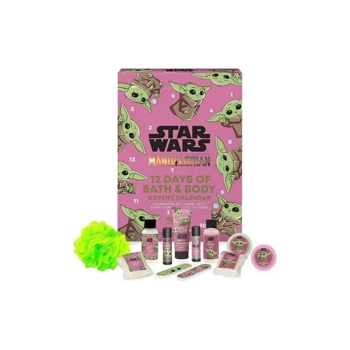 Grogu Advent Calendar Star Wars The Mandalorian 12 Day Bath and Body Gift