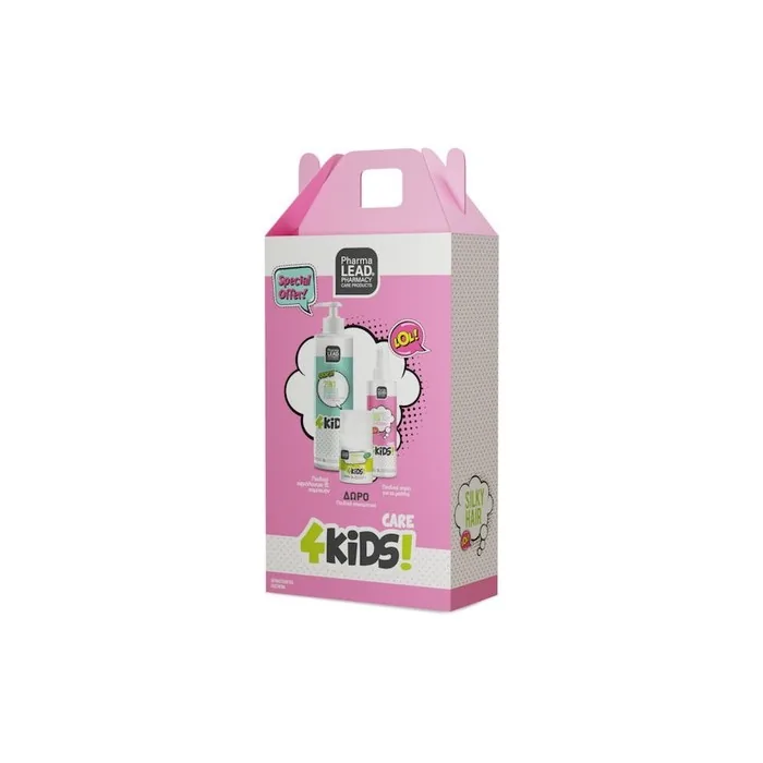 Pharmalead Promo Box 4kids Girl Includes 2in1 Bubble Fun Shower Gelshampoo 500ml Silky Hair Conditioner 150ml And Hurry Up Rollon Deodorant 50ml