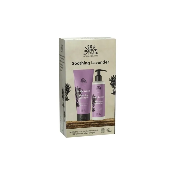 Urtekram Soothing Lavender Gift Set 200ml Shower Gel and 245ml Body Lotion