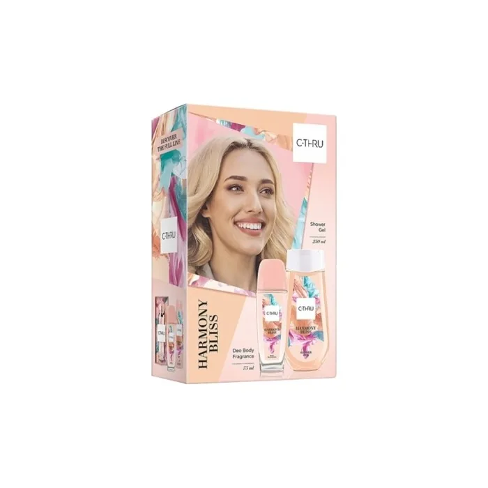 Harmony Bliss Duo Natural Deodorant 75ml And Body Wash 250ml
