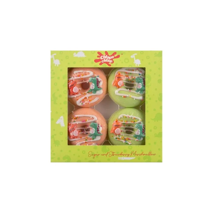 Chlapu Chlap Bath Donut Set Sugar Foam 4 Pcs