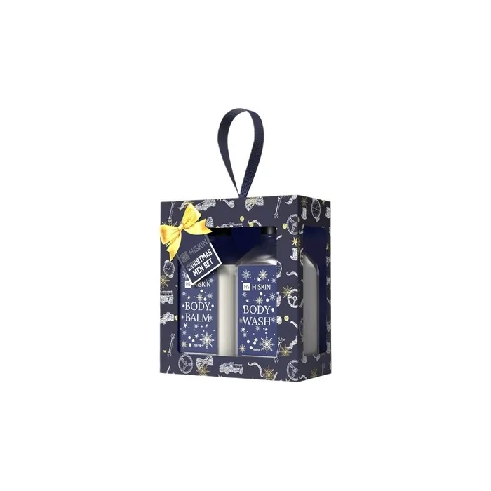 Hiskin Christmas Men Set Body Balm 200ml Shower Gel 200ml