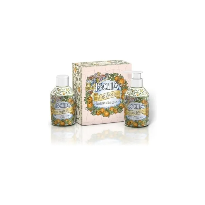 RUDY Le Maioliche Ischia Kit Bath & Shower Cream 250ml + Body Lotion 250ml