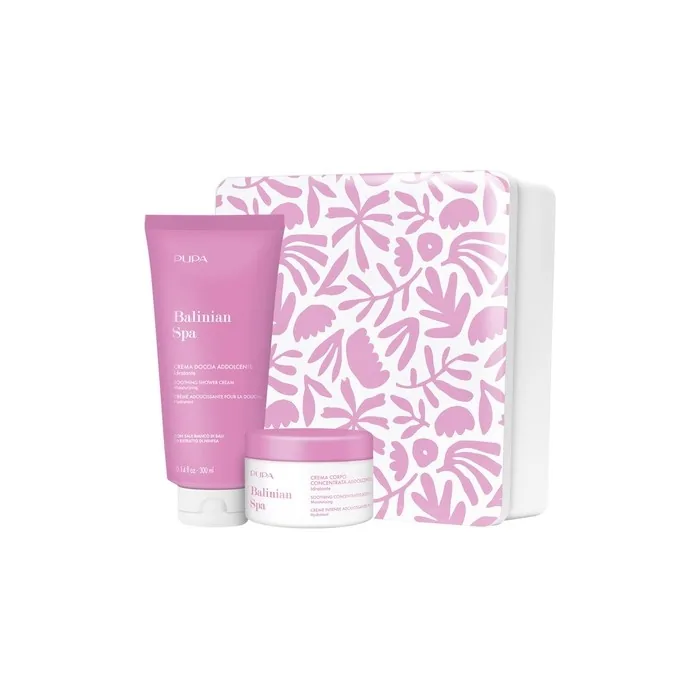 Pupa Balinian Spa Kit 1 With Concentrated Softening Body Cream 150ml And Shower Cream 300ml