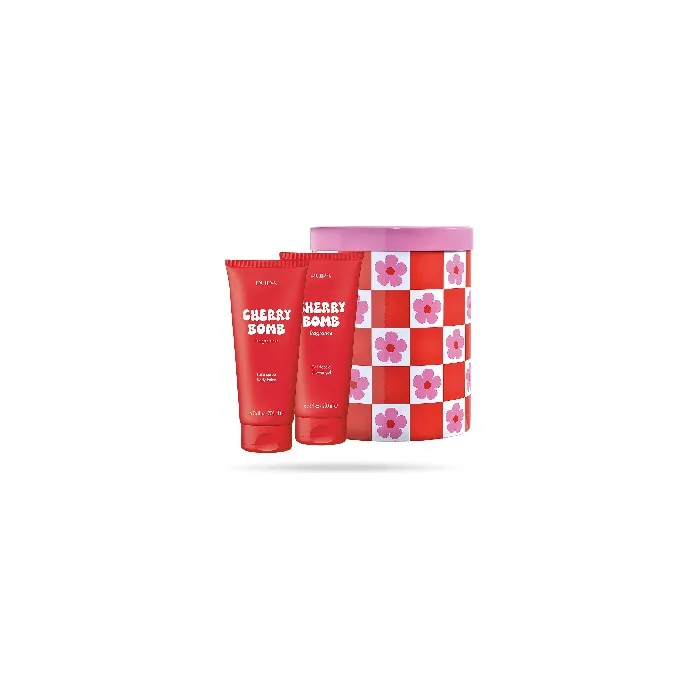Pupa Happy Box Cherry Bomb Set Shower Gel 200ml And Body Cream 200ml