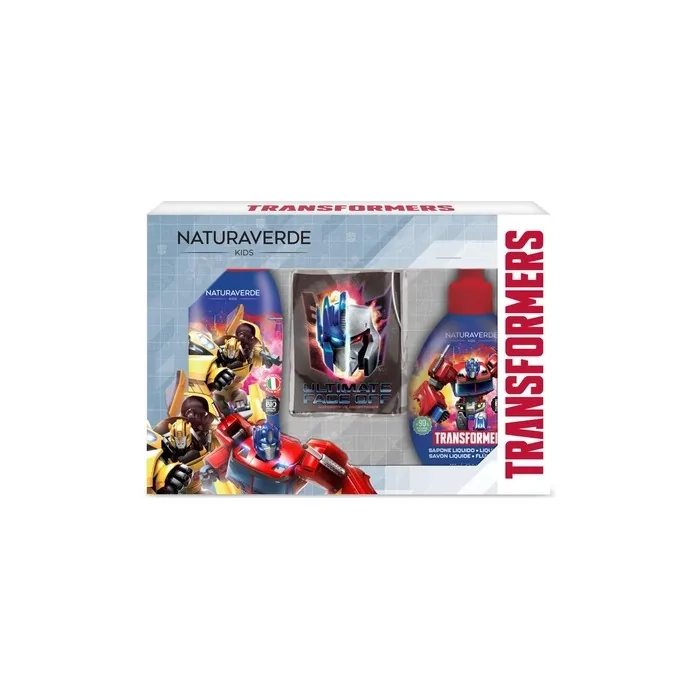 Naturaverde Transformers Box Set With Shower Gel Soap And Backpack