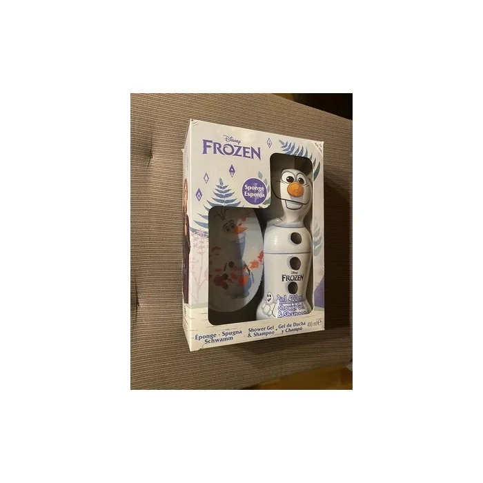 Disney FROZEN Shower Gel & Shampoo Set with Sponge 400ml VEGAN NEW OVP