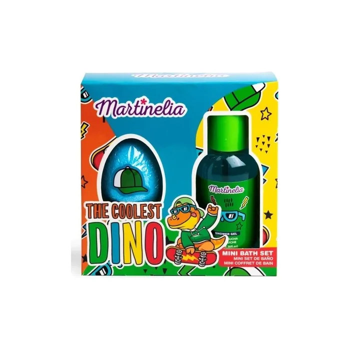 Martinelia The Coolest Dino Bath Bomb Set 70g Bath Bomb 100ml Shower Gel