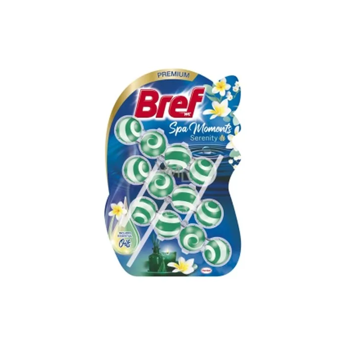 Bref Toilet Block 3x50g Spa Moments Serenity