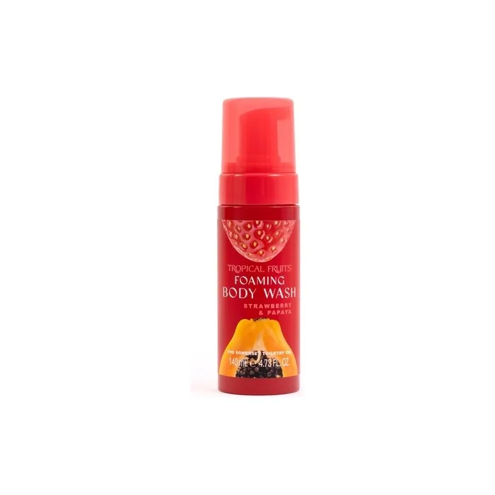 Tropical Fruits Strawberry and Papaya Foaming Body Wash 140ml