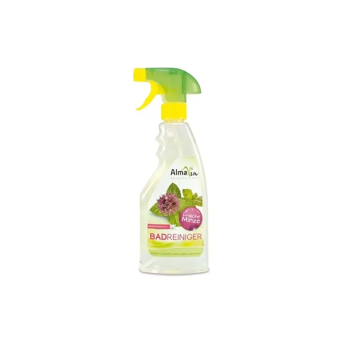 Almawin Bathroom Cleaner Fresh Mint With Foam Sprayer Vegan Eco Friendly 500ml