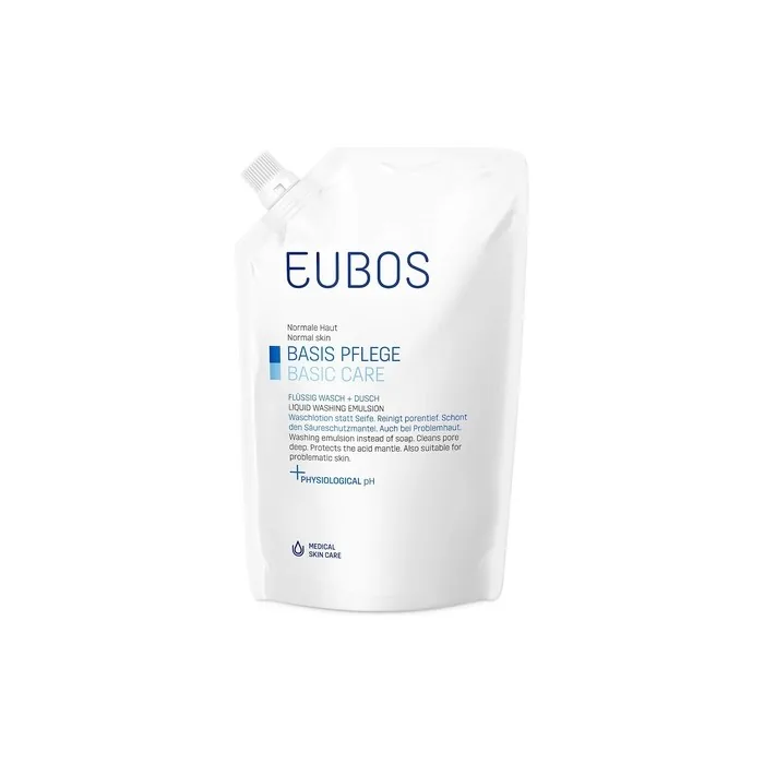 Eubos Liquid Blue Refill Bag Fragrance-Free 400ml