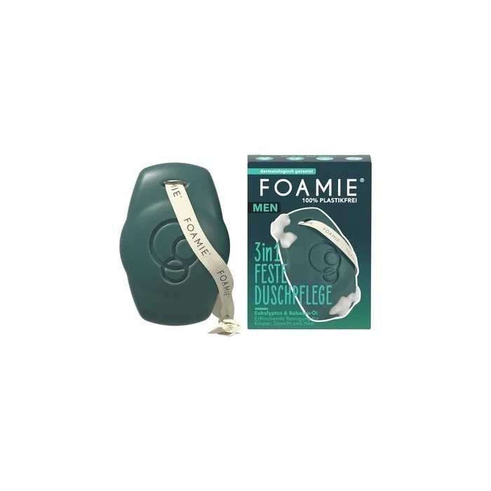 Foamie Men 3in1 Solid Shower Care Back To The Roots For Body And Face