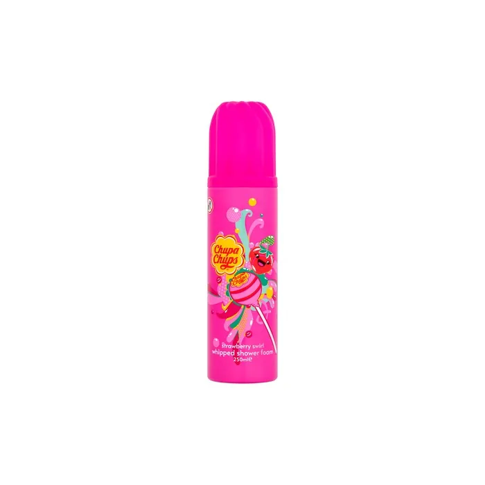 Chupa Chups Strawberry Swirl Whipped Shower Foam 250ml