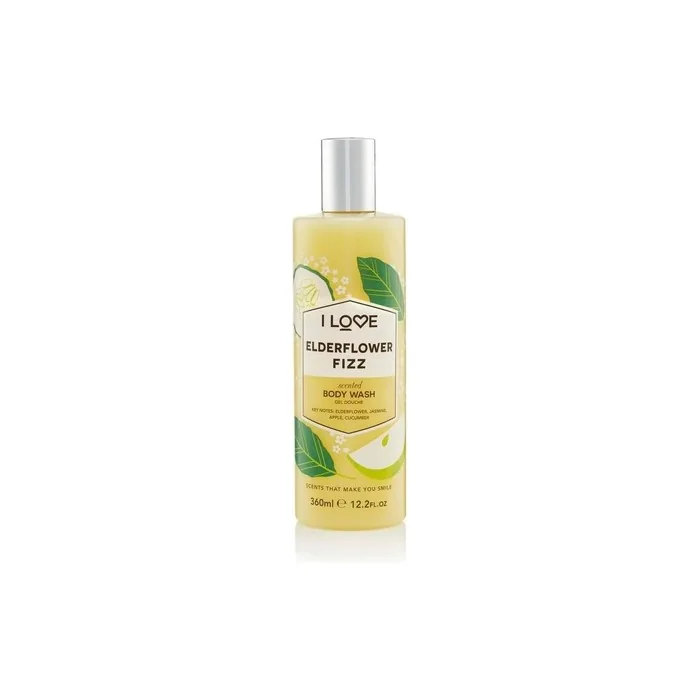 I Love Elderflower Fizz Scented Body Wash Rich & Creamy Foam