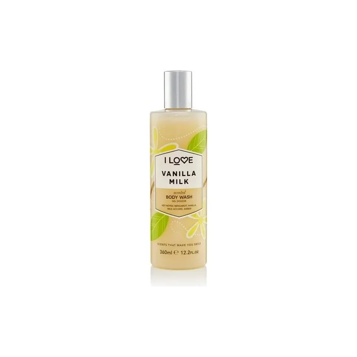 I Love Vanilla Milk Scented Body Wash Rich & Creamy Foam