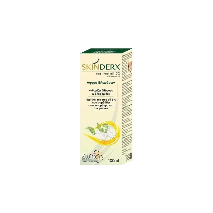 Zwitter Skinderx Eye Foam With Tea Tree Oil For Eyelids And Eyelashes 100ml