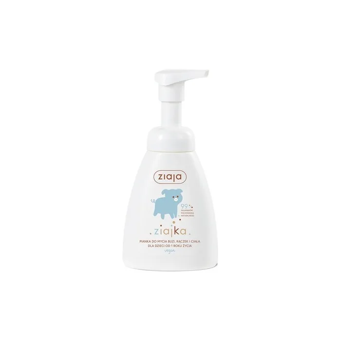 Ziajka Foam For Washing Face, Hands, And Body 250ml