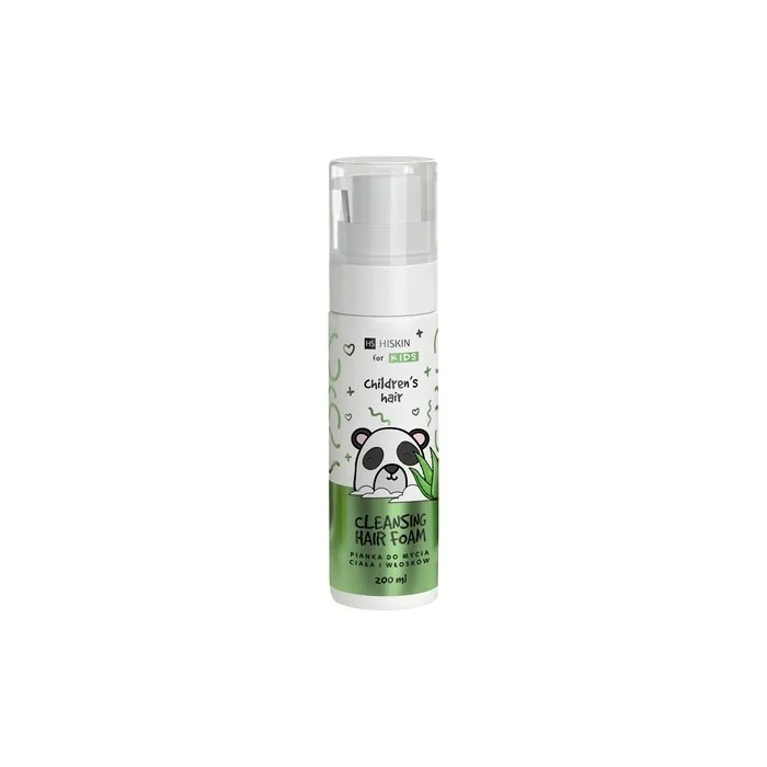 Hiskin Kids Body And Hair Wash Foam Aloe 200ml
