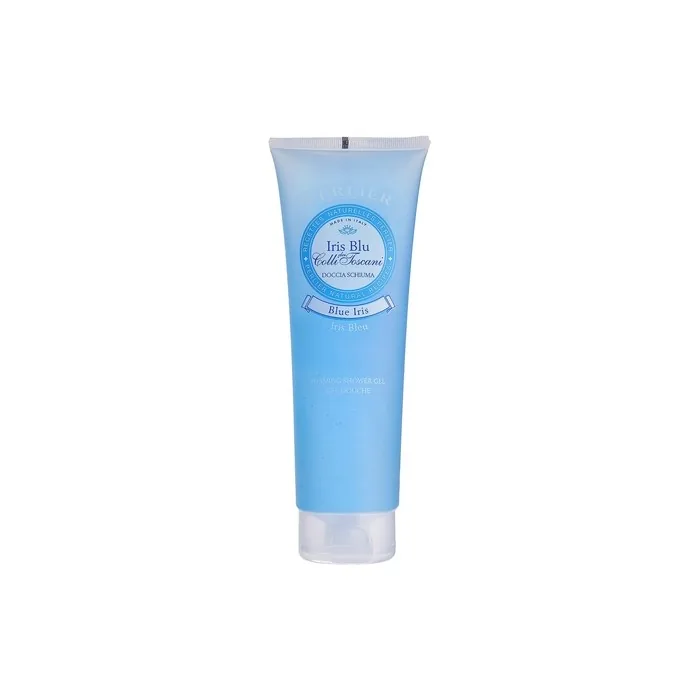 Perlier Iris Blu Shower Foam 8.4 Fluid Ounces (250mL) Tube - Italian Import