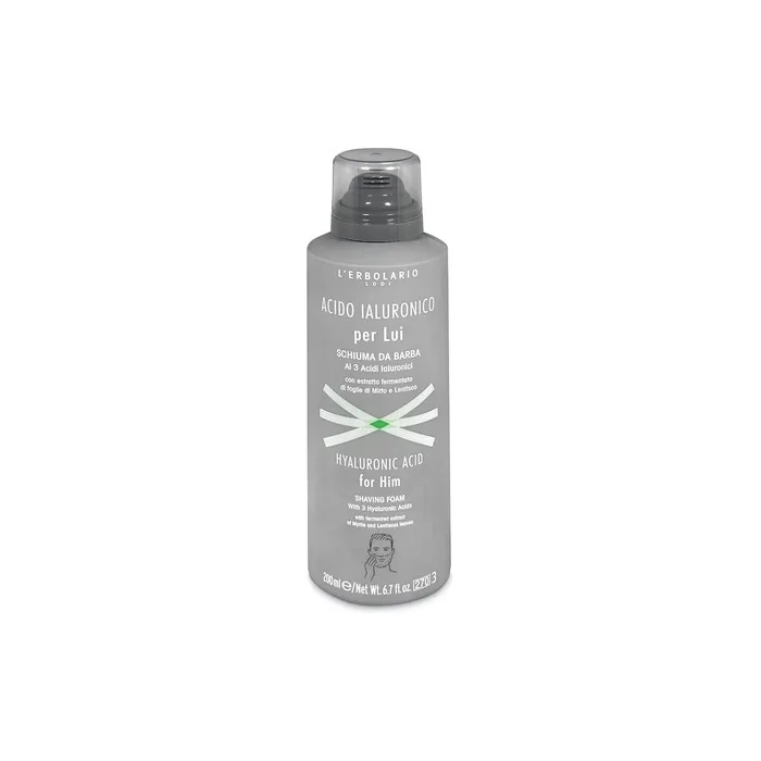 L'Erbolario Hyaluronic Acid Foam for Him with Three Hyaluronic Acids