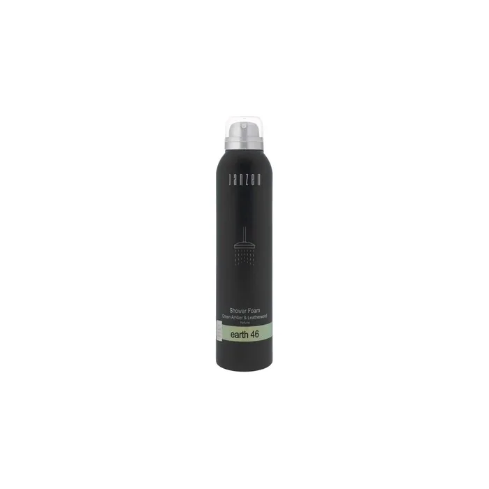 Janzen Earth 46 Shower Foam Mousse Green Amber & Leatherwood 200ml