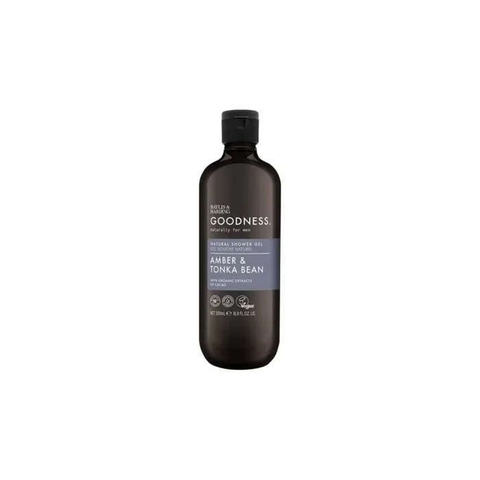 Baylis & Harding Amber & Tonka Bean Men's Shower Gel 500ml