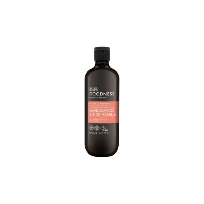 Baylis & Harding Sandalwood & Rich Vanilla Shower Gel for Men 500ml