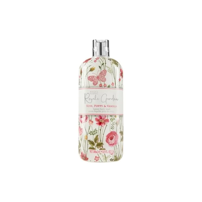 Baylis & Harding Royale Garden Rose Poppy & Vanilla Body Wash 500ml
