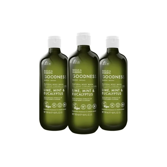 Baylis & Harding Goodness Awaken Lime, Mint & Eucalyptus Body Wash 500ml