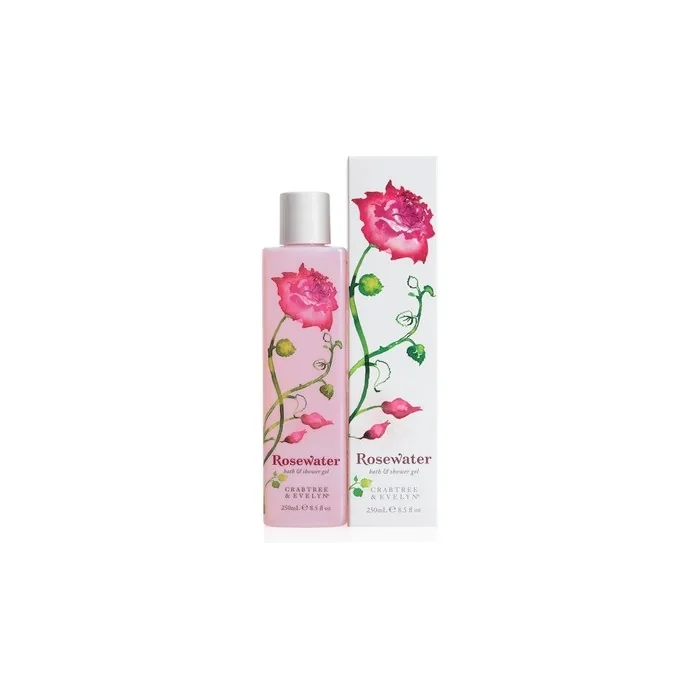 Crabtree & Evelyn Rosewater Cleansing Shower Gel For All Skin Types 250 Ml