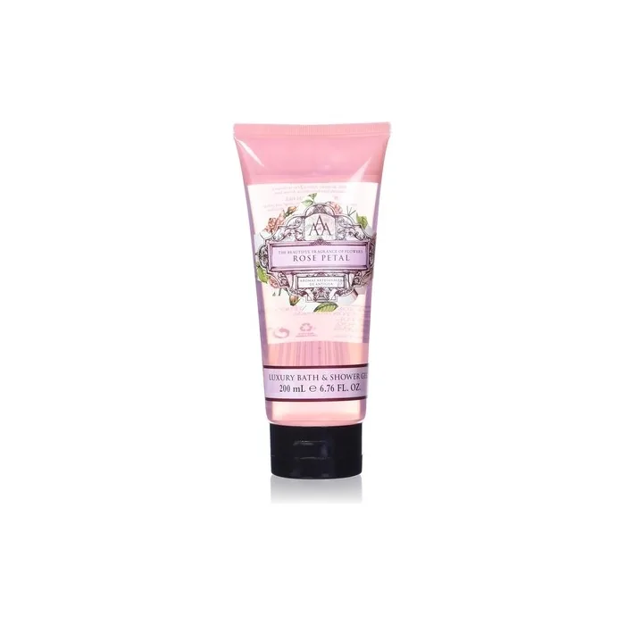 Aromas Artesanales De Antigua Bath and Shower Gel Light Floral Rose Petal 200ml