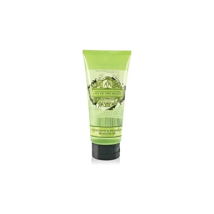 AAA Floral Lily of the Valley Luxury Bath Shower Gel Enriched with Shea Butter 200ml 6.8 Fl Oz