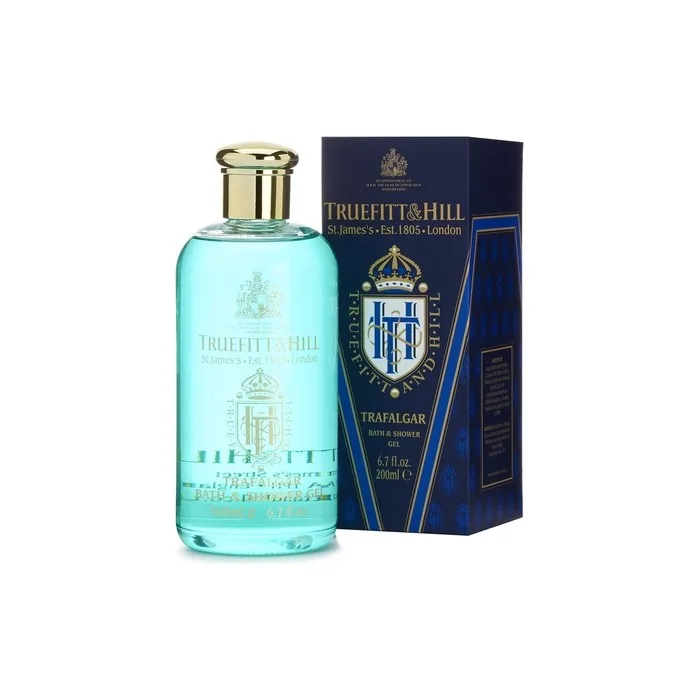 Truefitt & Hill Trafalgar Bath & Shower Gel 200ml Cedar Fresh Sandalwood