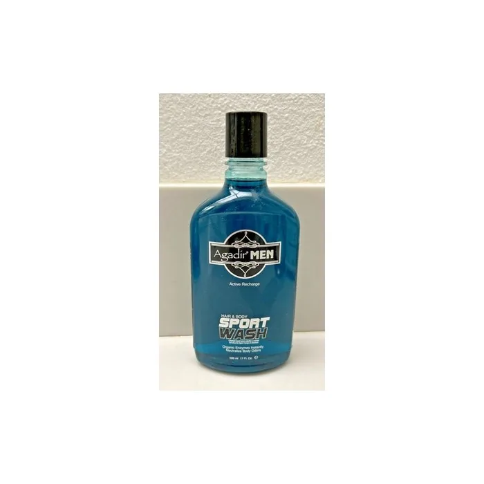 Agadir Men's Hair & Body Sport Wash 17 Fl Oz