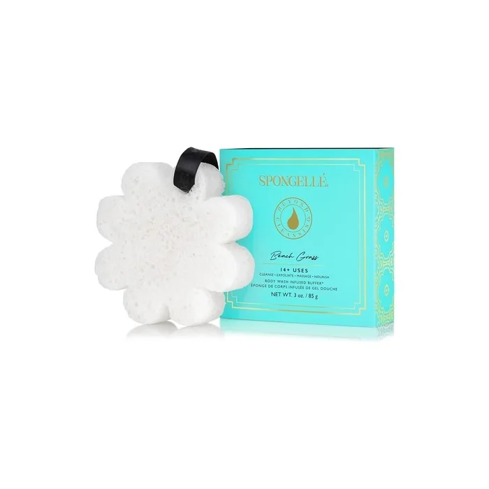 Spongelle Boxed Flower Shower Body Wash Infused Buffer Beach Grass