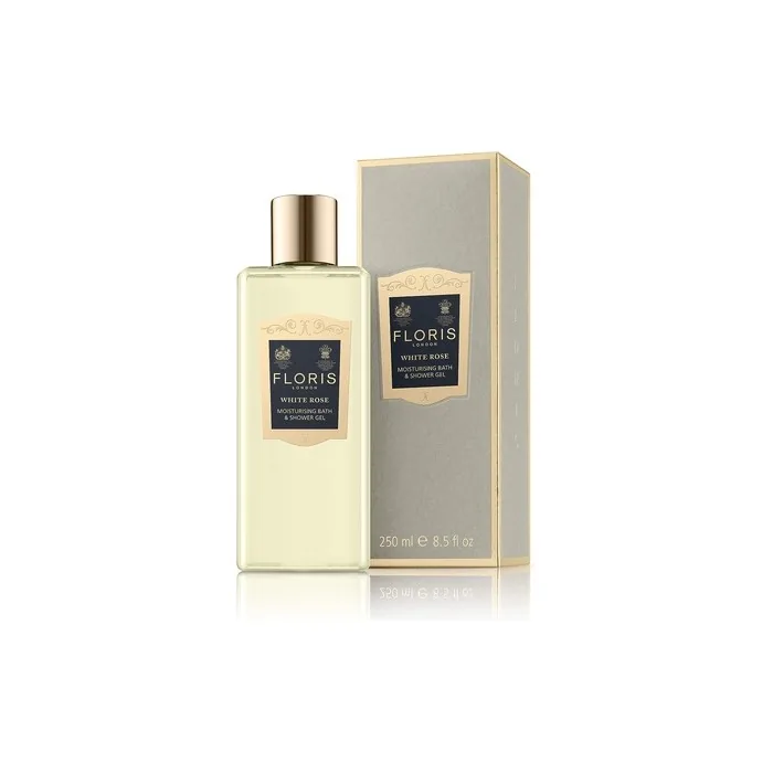 Floris London White Rose Moisturising Bath and Shower Gel 250ml