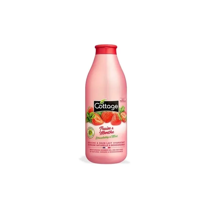 Cottage Cottage Moisturizing Shower Milk Strawberry & Mint 750ml
