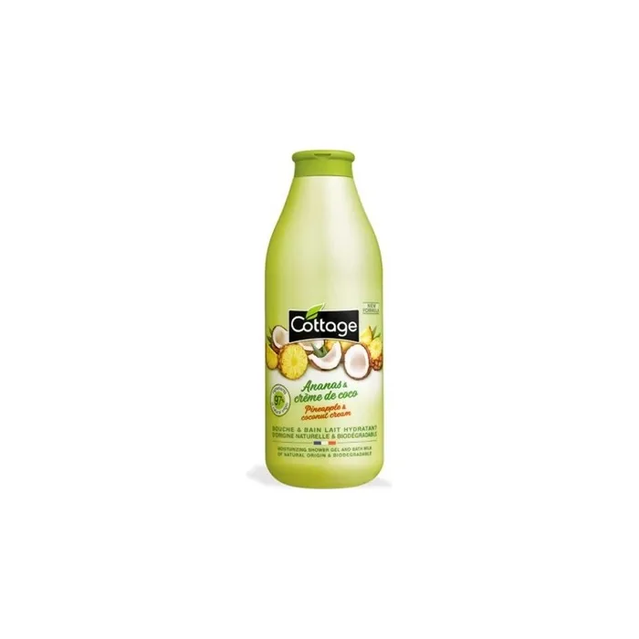 Cottage Pineapple Coconut Cream Milk Shower Gel 750ml