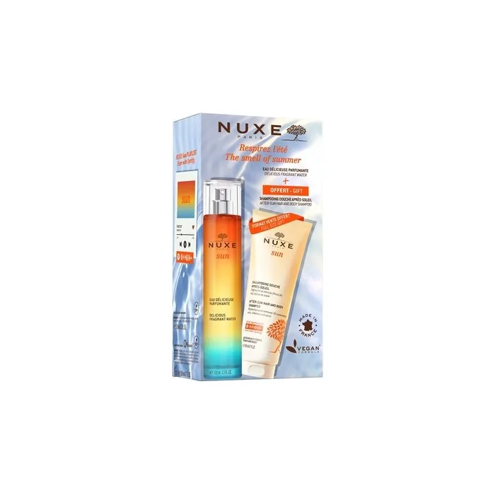 Nuxe Sun Delicious Fragrant Water 100ml Free Shower Gel Shampoo 200ml