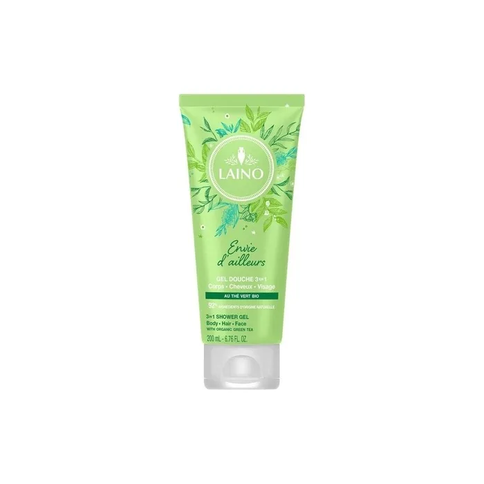 Laino Moisturising 3-in-1 Shower Gel Green Tea 200ml