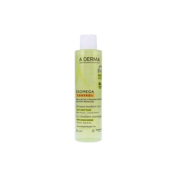Aderma Exomega Control Moisturizing Cleansing Gel 2 In 1 For Body And Hair 200ml