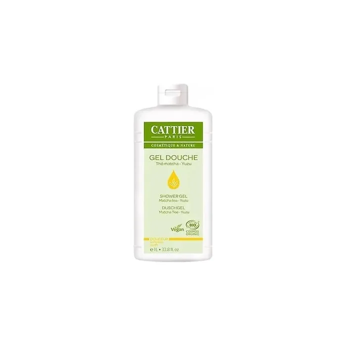 Cattier Paris Gentle Shower Gel Matcha Tea 1l