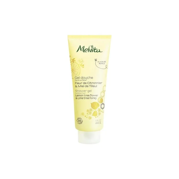 Melvita Shower Gel Lemon Flower and Lime Tree Honey 200ml