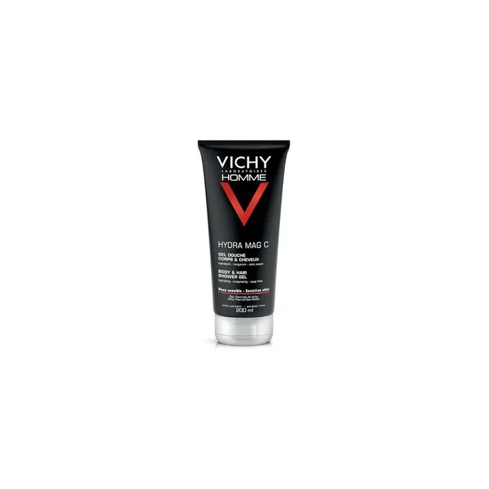 Vichy Homme Hydra Mag C Shower Gel For Body And Hair 200 Ml