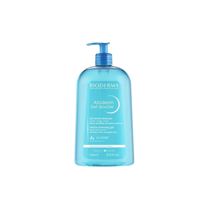 Bioderma Atoderm Gentle Shower Gel Nourishing Shower Gel For Dry Skin 1000ml