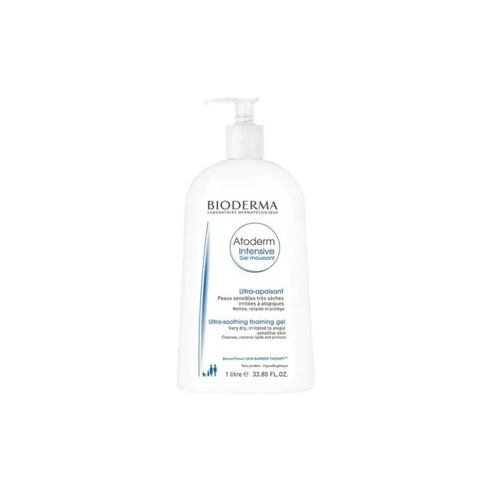 Bioderma Atoderm Intensive Foaming Gel 1000ml Moisturizing Shower Gel