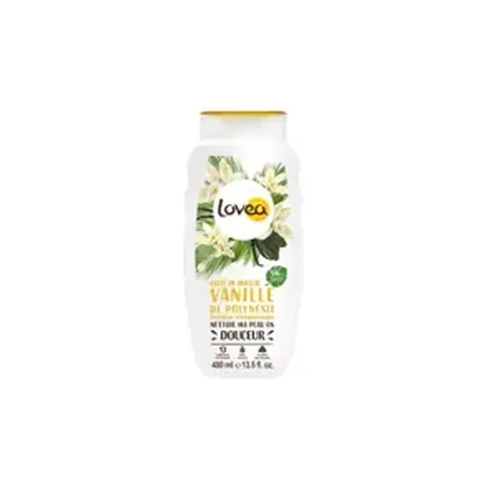 Lovea Shower Gel Cleanses And Softens All Skin Types With Polynesian Vanilla 400 Ml