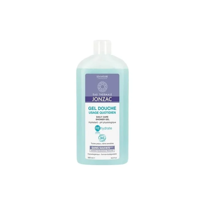 Eau Thermale Jonzac Organic Cosmetic Rehydrate Daily Care Shower Gel 500ml